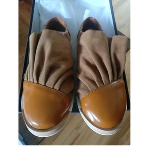 New In Box Miista Genuine Leather and Suede Shoes